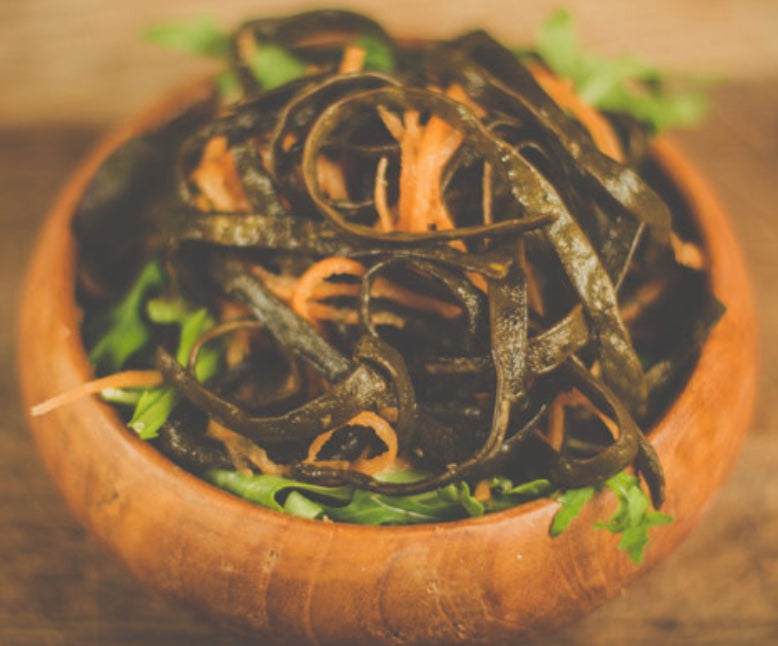 Jūros spagečių "stir fry"