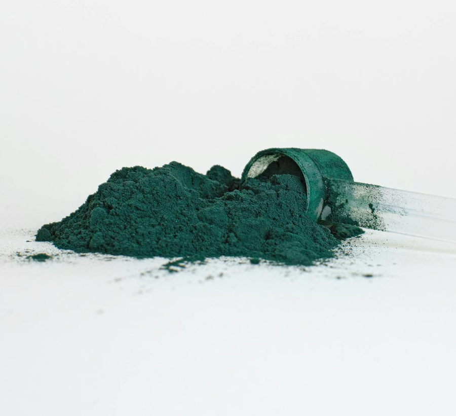 spirulina milteliais