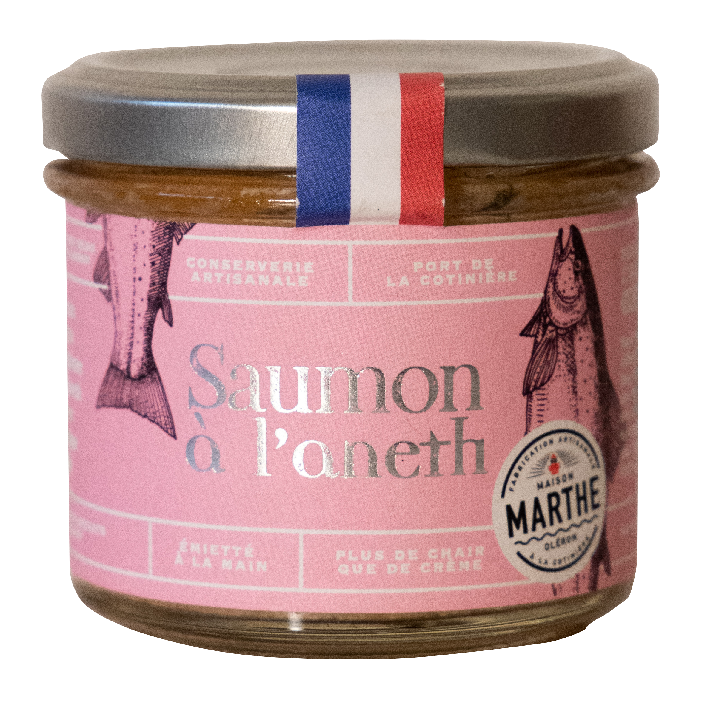 Lašišos užtepėlė su krapais „Maison Marthe“, 90 g