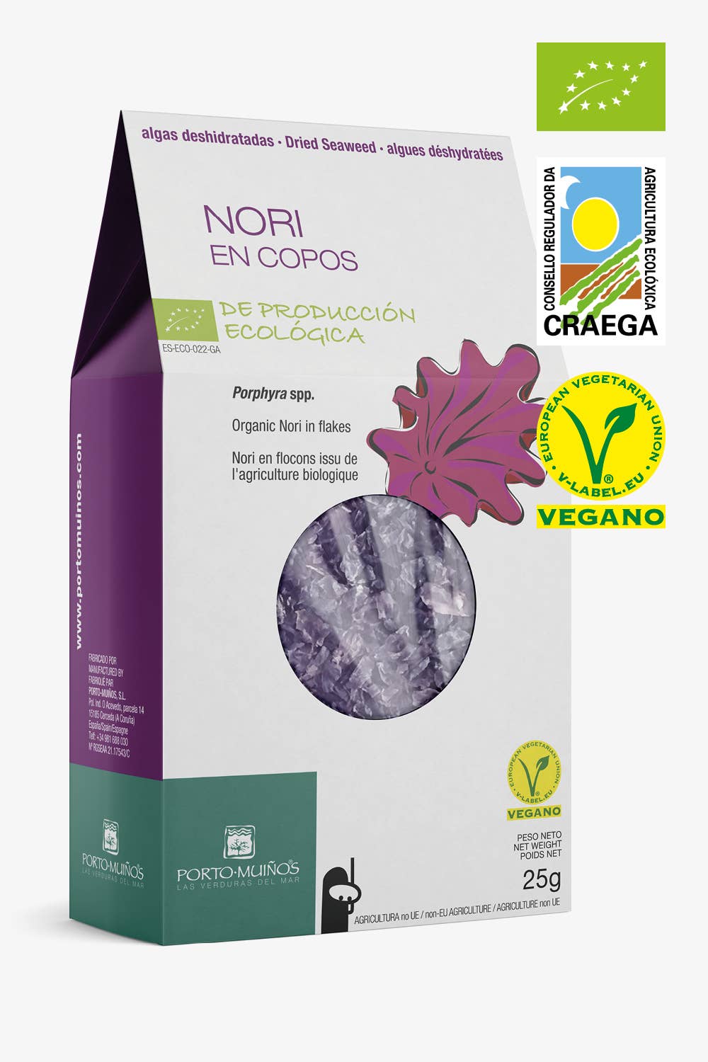 Ekologiški džiovinti nori dumbliai, 25 g