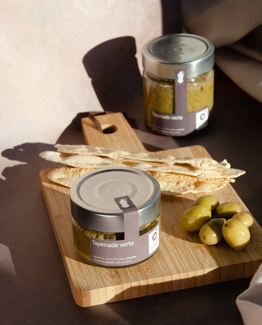 Žaliųjų alyvuogių tapenada „Sur le Sentier des Bergers“, 90 g