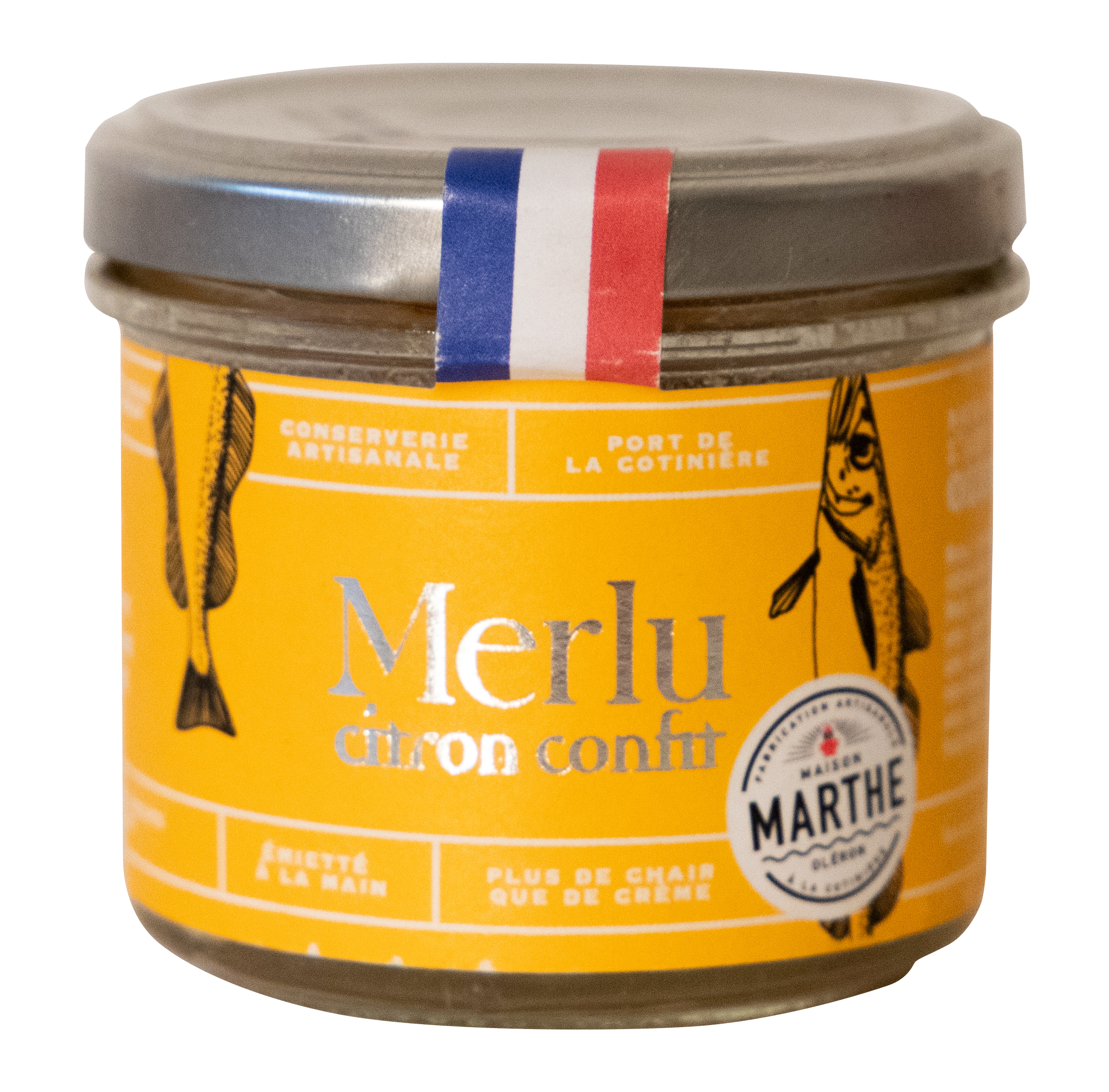 Jūrinės lydekos užtepėlė su citrina „Maison Marthe“, 90 g