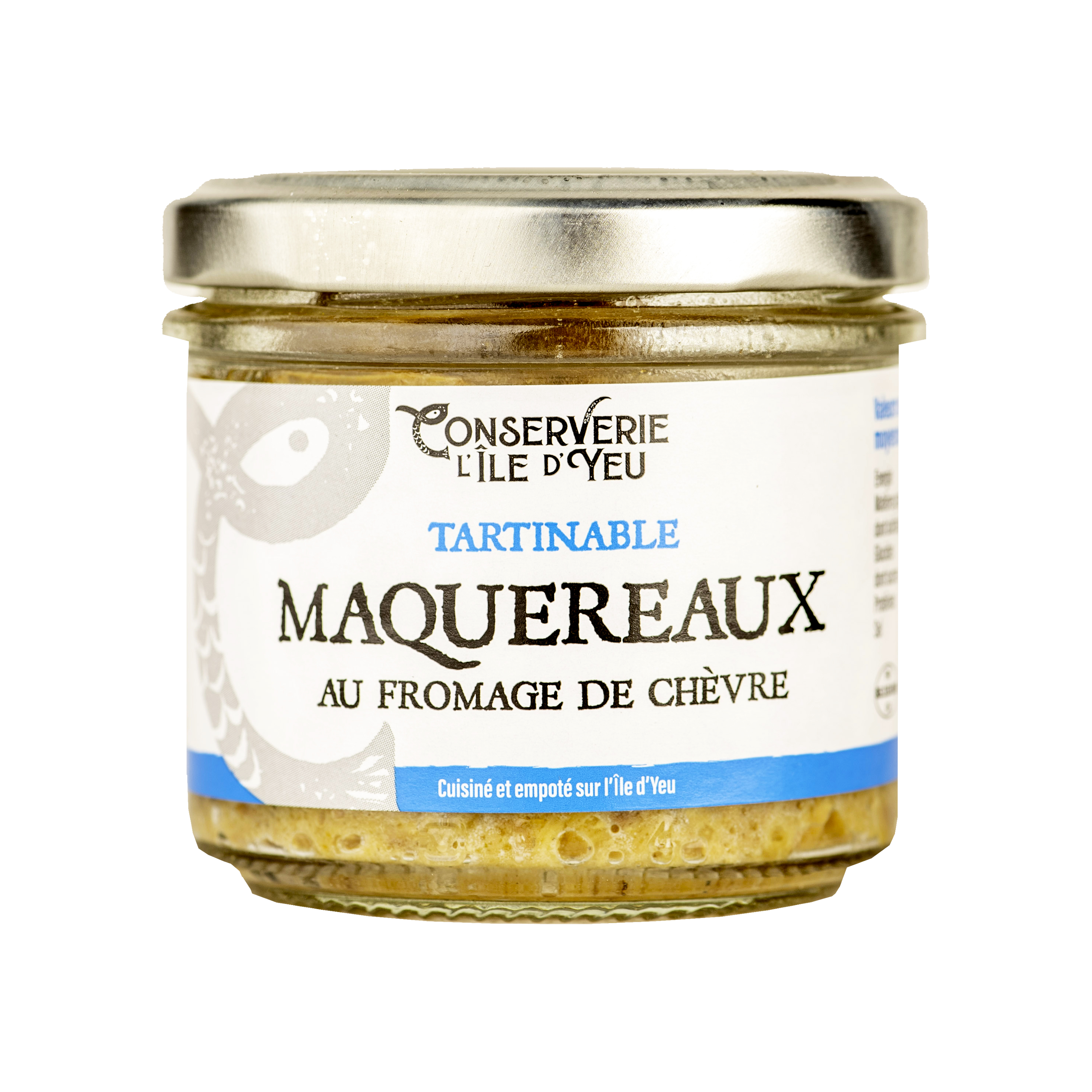 Skumbrės užtepėlė su ožkos sūriu „Conserverie de l’Île d’Yeu“, 100 g