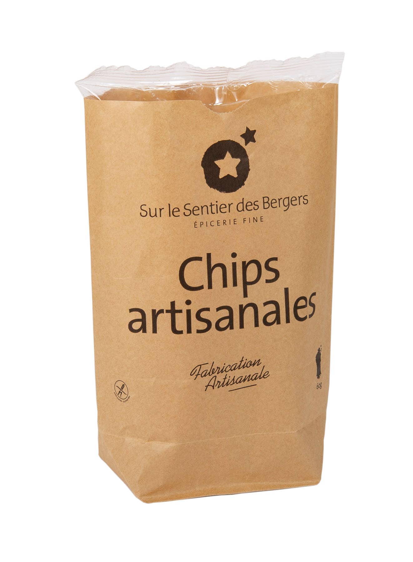 Ispaniški bulvių traškučiai „Sur le Sentier des Bergers“, 60 g
